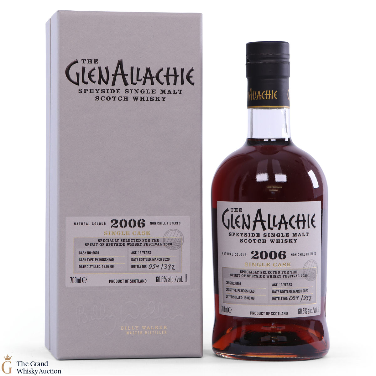 Glenallachie - 13 Year Old 2006 Single Cask #6601 - Spirit of Speyside 2020