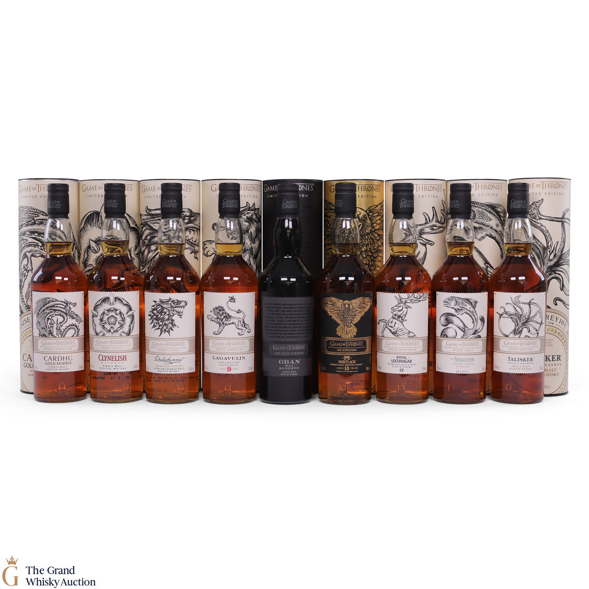 Game of Thrones - Limited Editions - 9 x 70cl (with Mortlach)