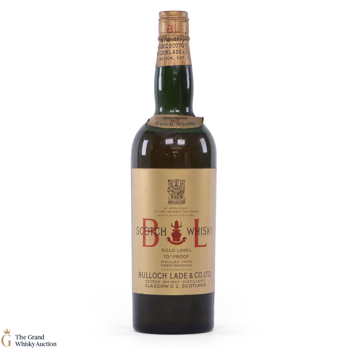 Bulloch Lade - Gold Label 70 Proof 1950s