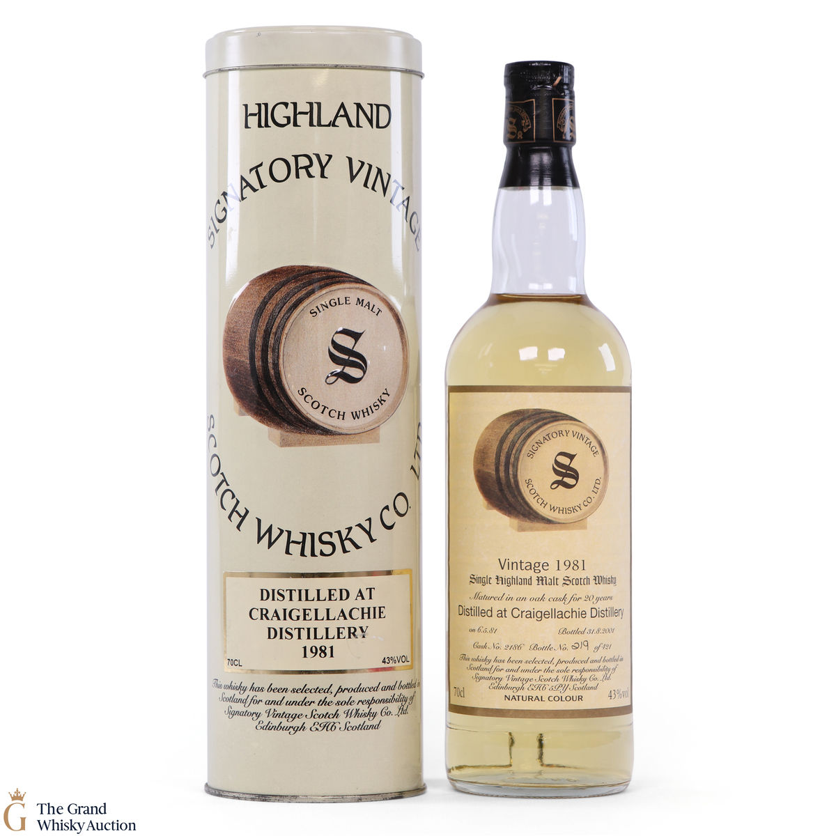 Craigellachie - 20 Year Old 1981 Signatory 