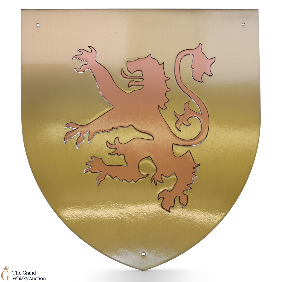 Lion Rampant - Copper Shield Placque