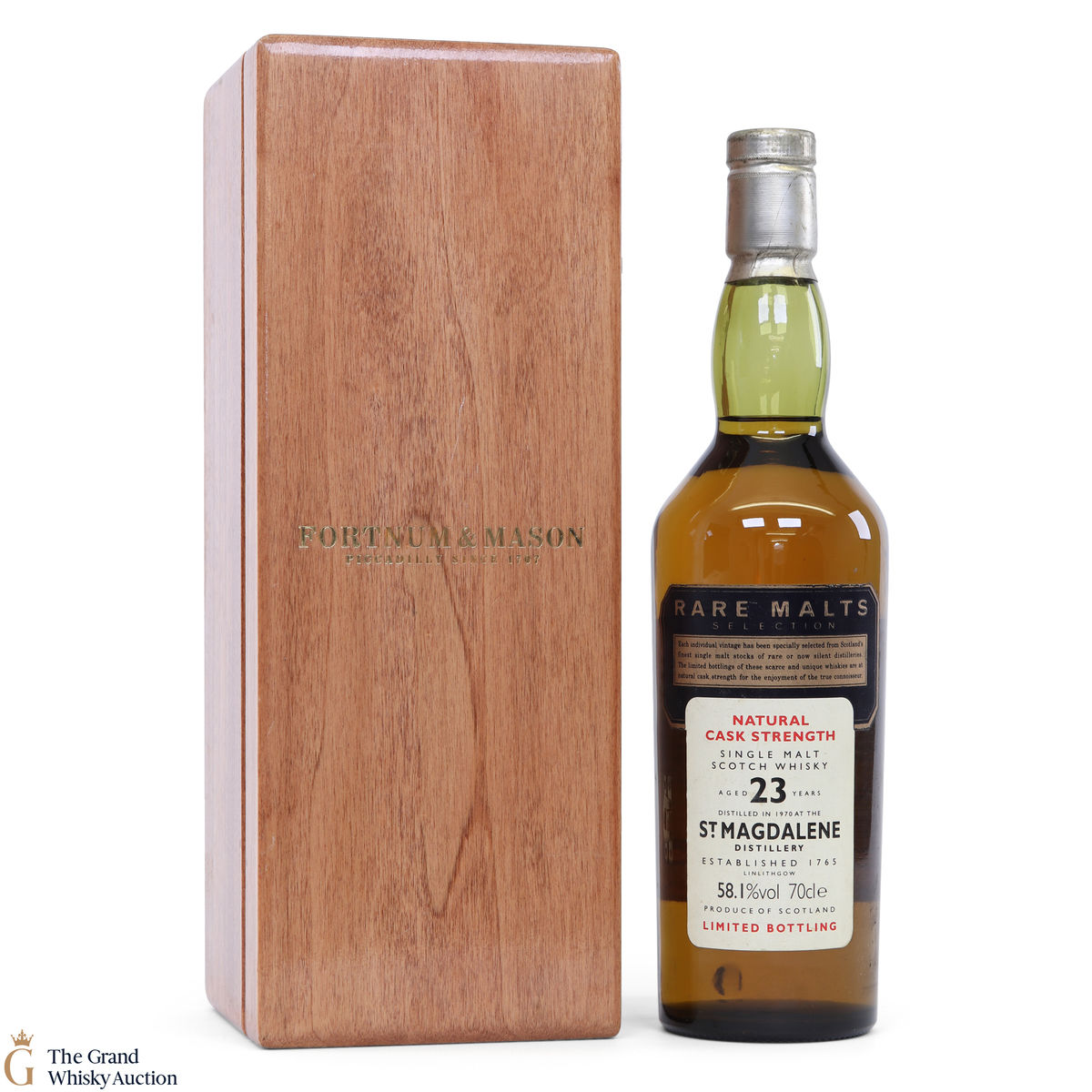 St. Magdalene - 23 Year Old 1970 - Rare Malts Selection 58.1% ( With Wooden Presentation Box)