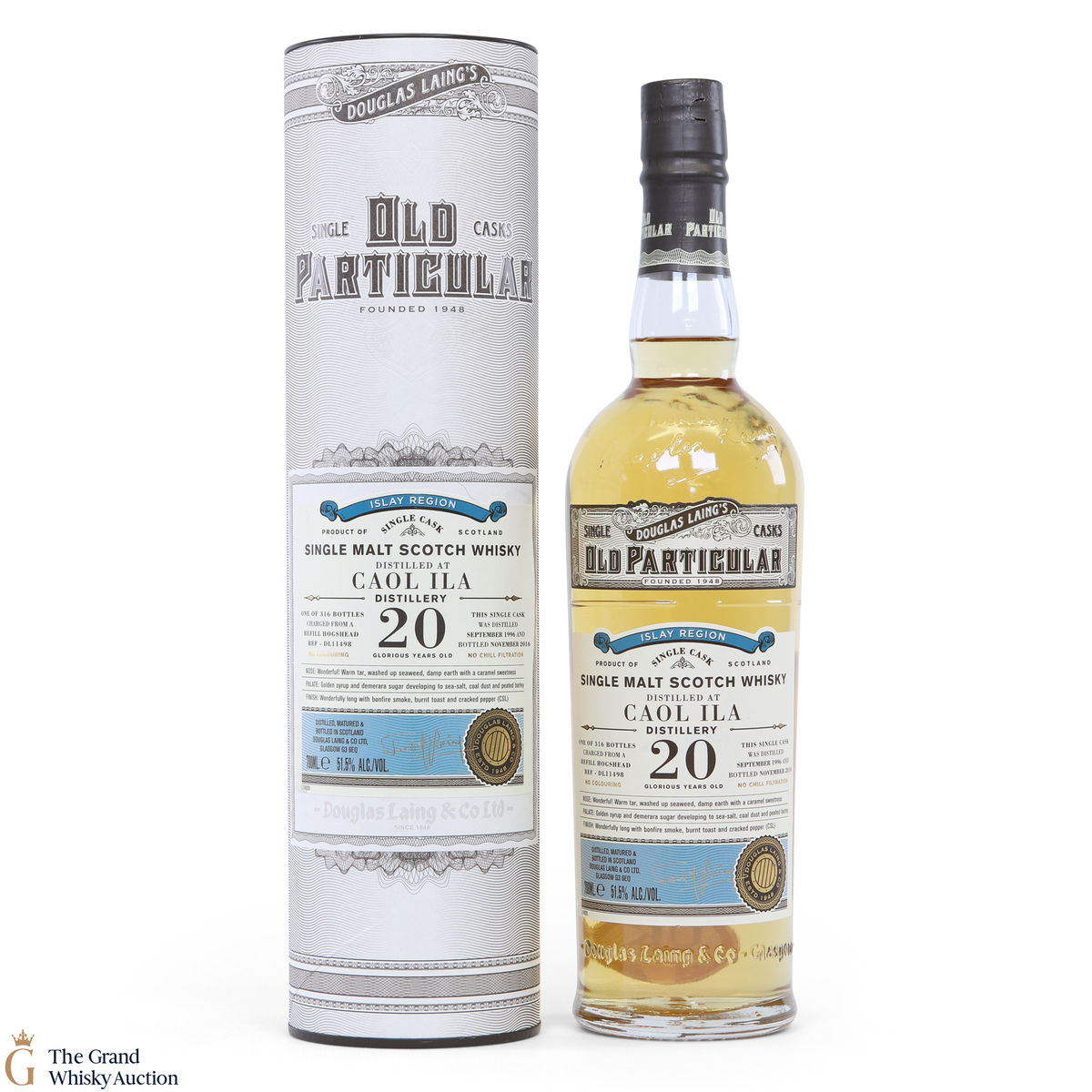 Caol Ila  - 20 Year Old 1996 Old Particular