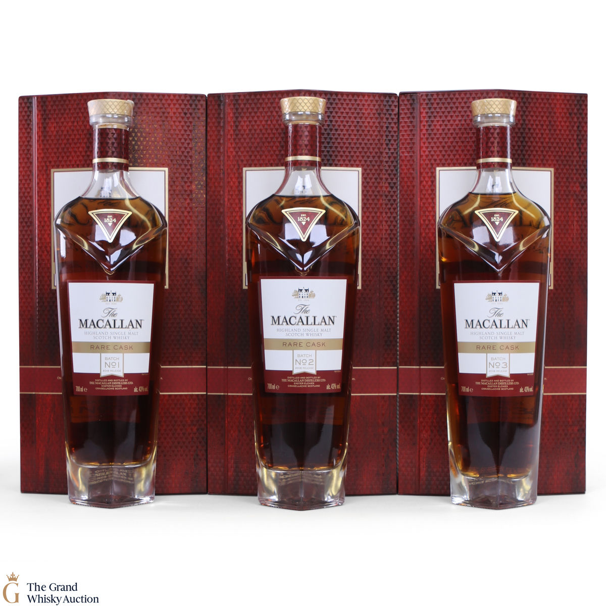 Macallan - Rare Cask No. 1, 2 & 3 - 2018