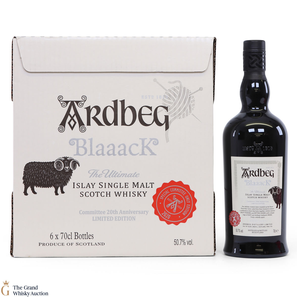 Ardbeg - Blaaack 20th Anniversary Committee Release 2020 (x6)