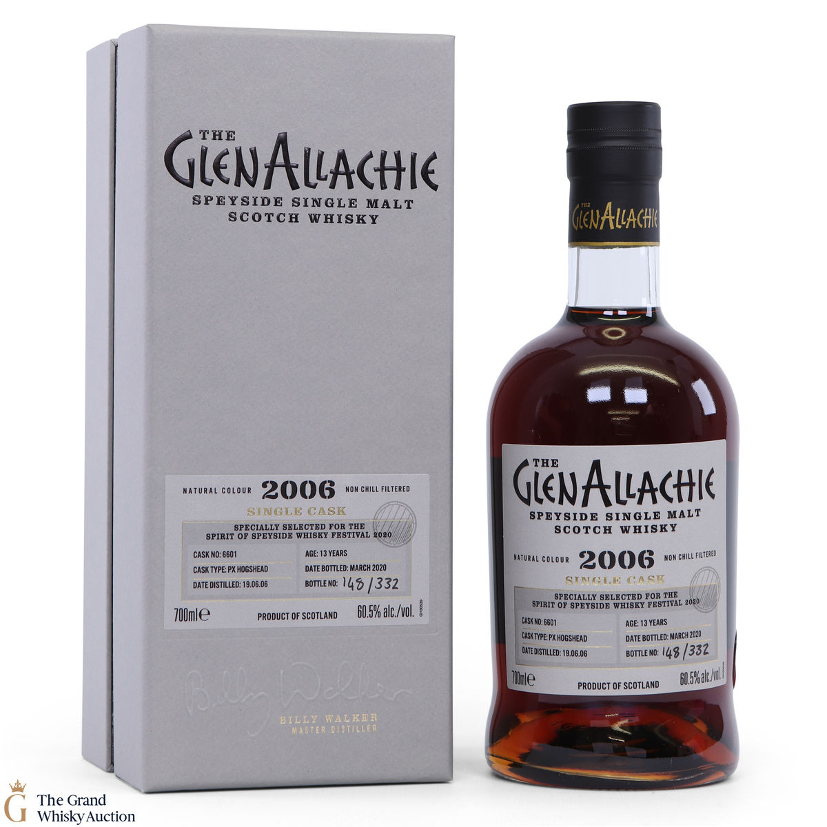 Glenallachie - 13 Year Old 2006 Single Cask #6601 - Spirit of Speyside 2020