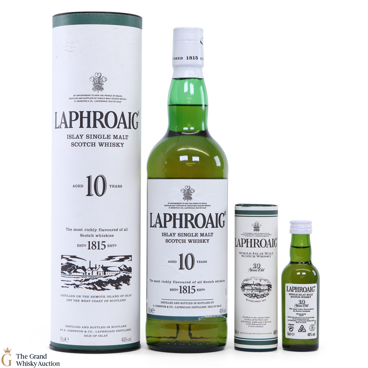 Laphroaig - 10 Year Old & 5cl Mini