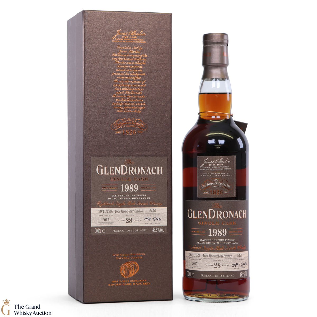 GlenDronach - 28 Year Old - 1989 Single PX Cask #5476