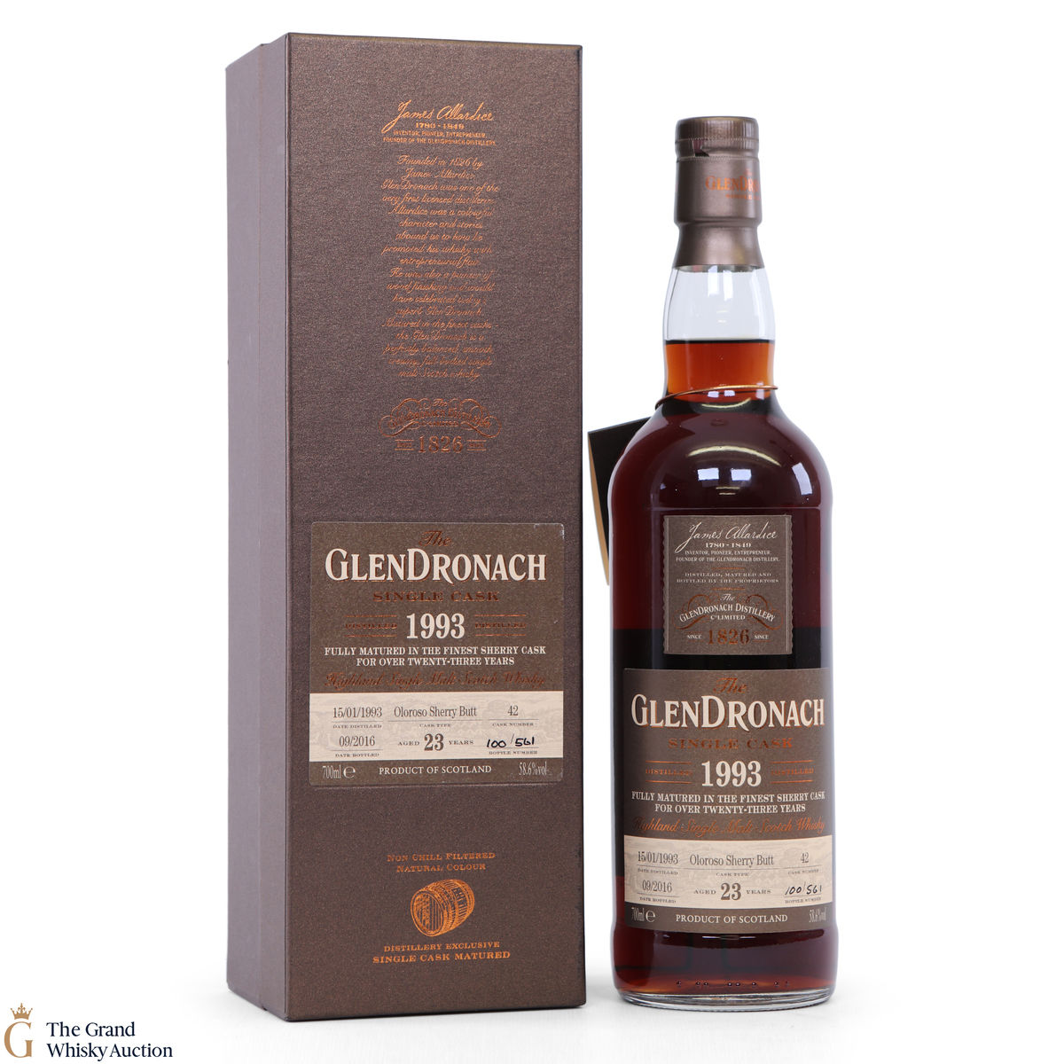 GlenDronach - 23 Year Old - 1993 Single PX Cask #42