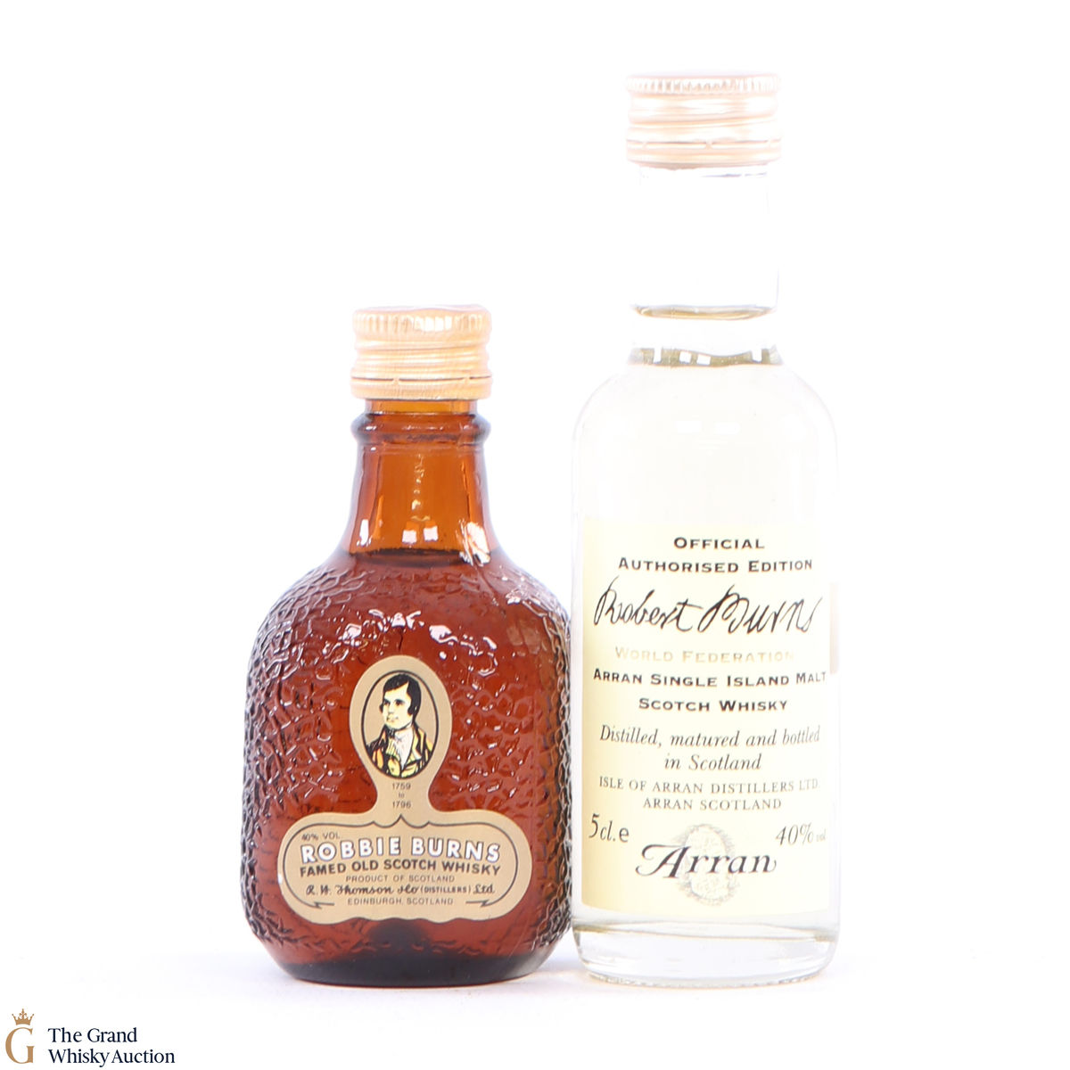 Robbie Burns x 2 Miniatures