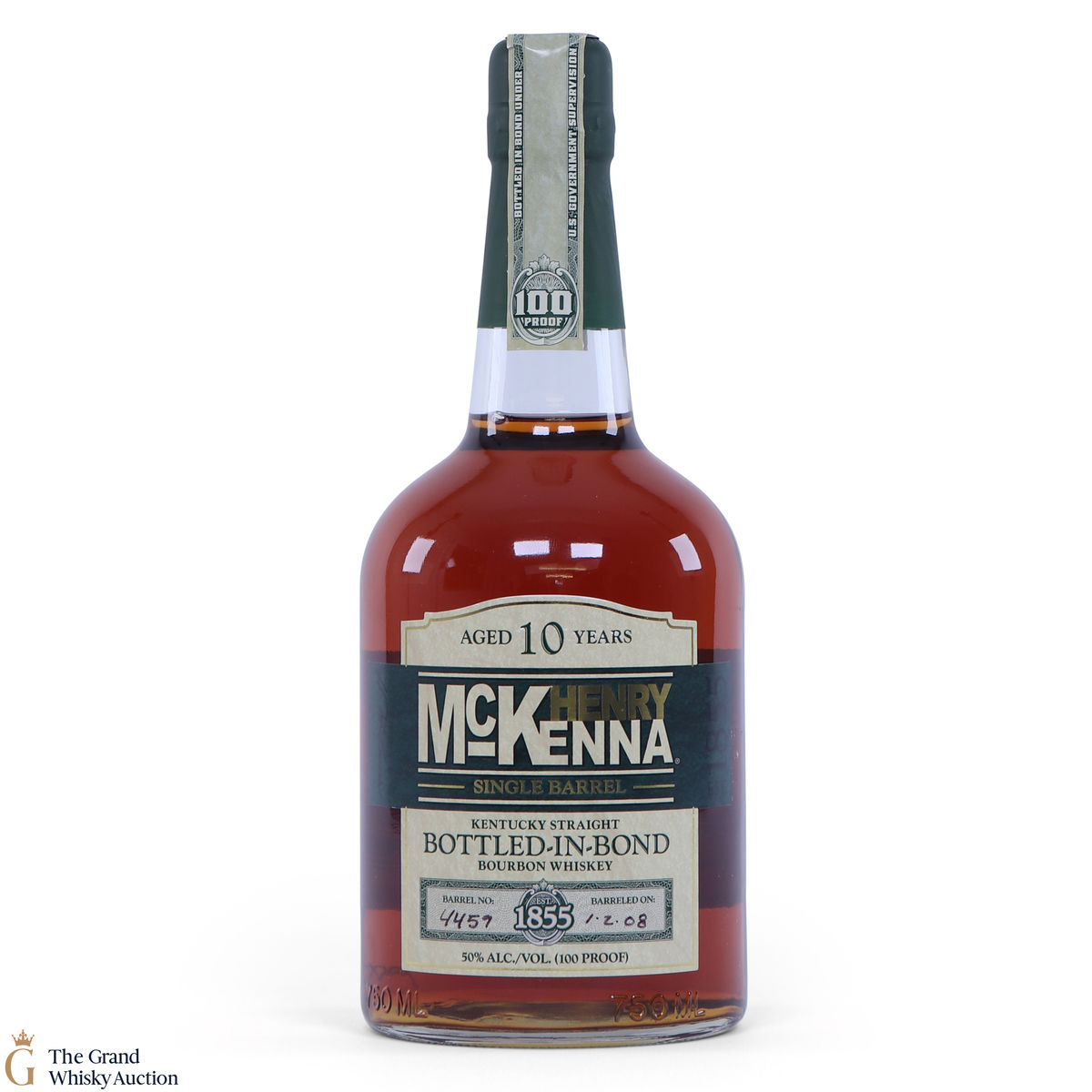 Henry McKenna - 2008 Single Barrel Bourbon 10 Year Old #4459