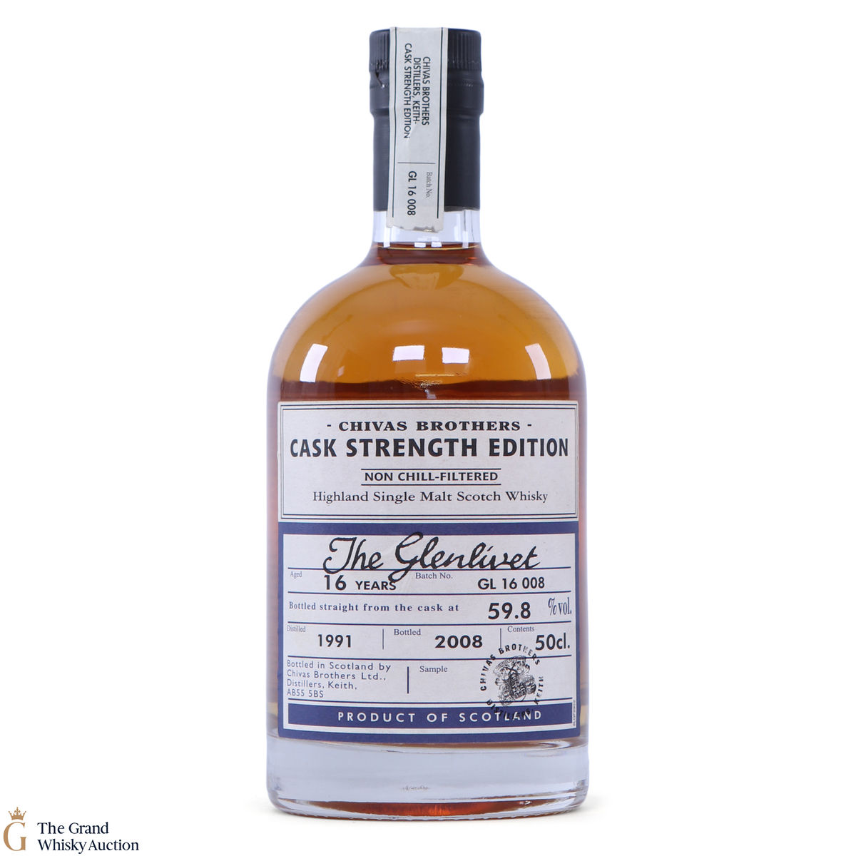 Glenlivet - 1991 16 Year Old - Cask Strength - Chivas Brothers