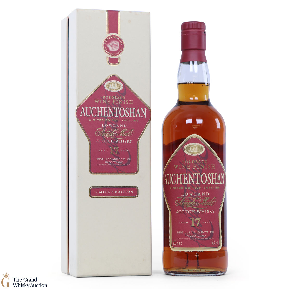 Auchentoshan - 17 Year Old - Bordeaux Wine Finish