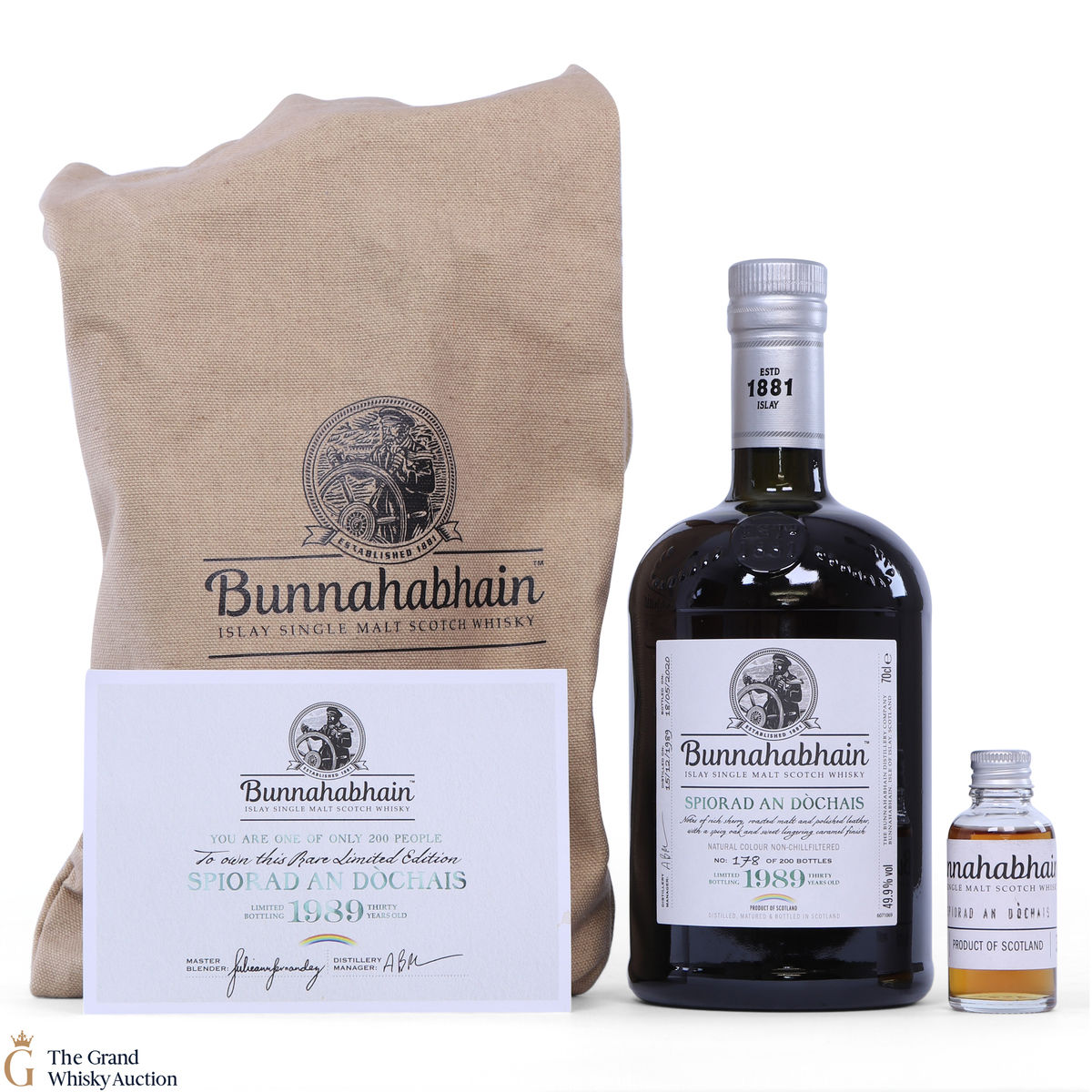 Bunnahabhain - 30 Year Old 1989  Spiorad An Dochais Feis Ile 2020