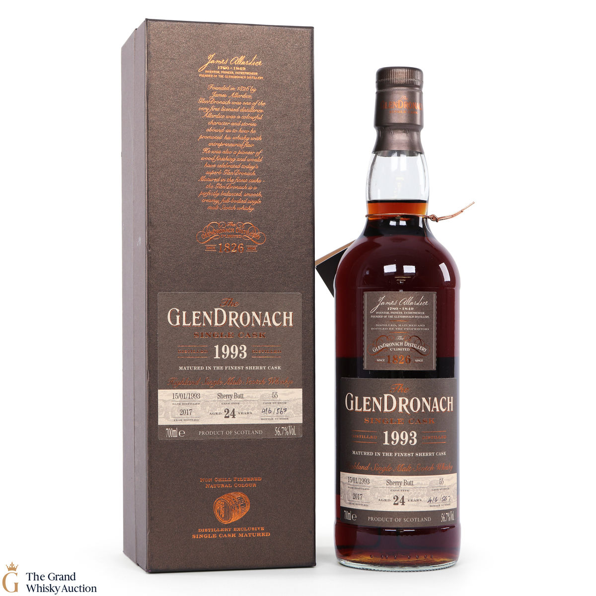 GlenDronach - 24 Year Old - 1993 Single Sherry Butt #55