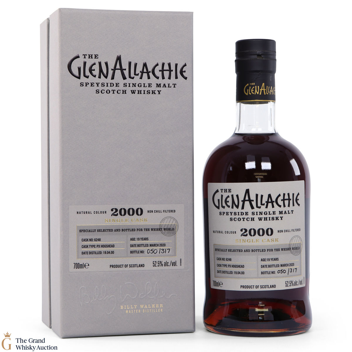 GlenAllachie - 19 Year Old 2000 PX Hogshead #6248