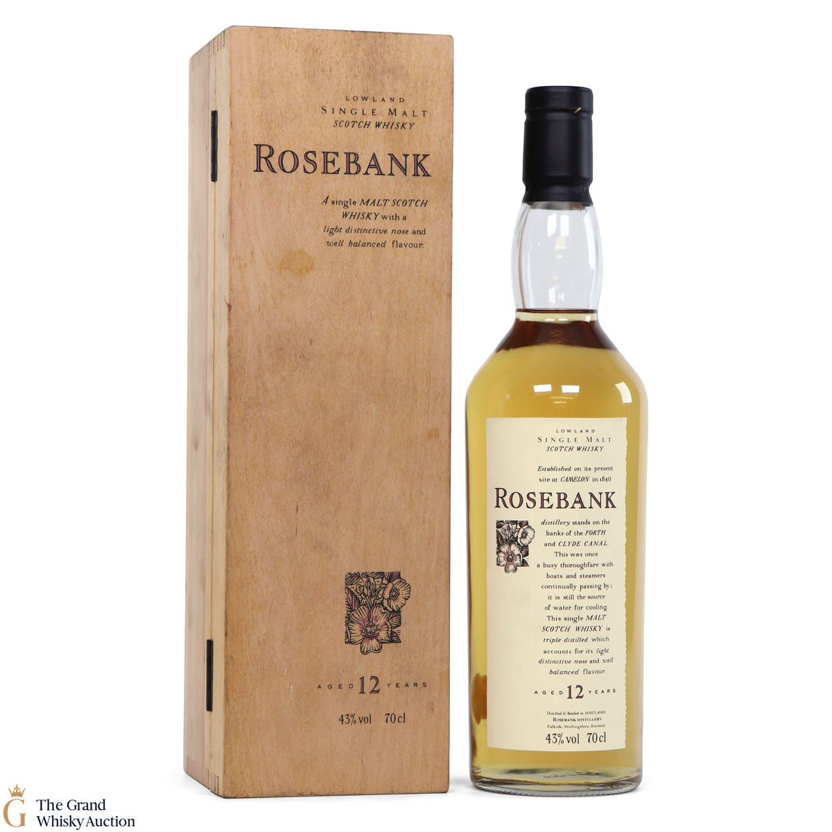 Rosebank - 12 Year Old - Flora & Fauna (Wooden Box)