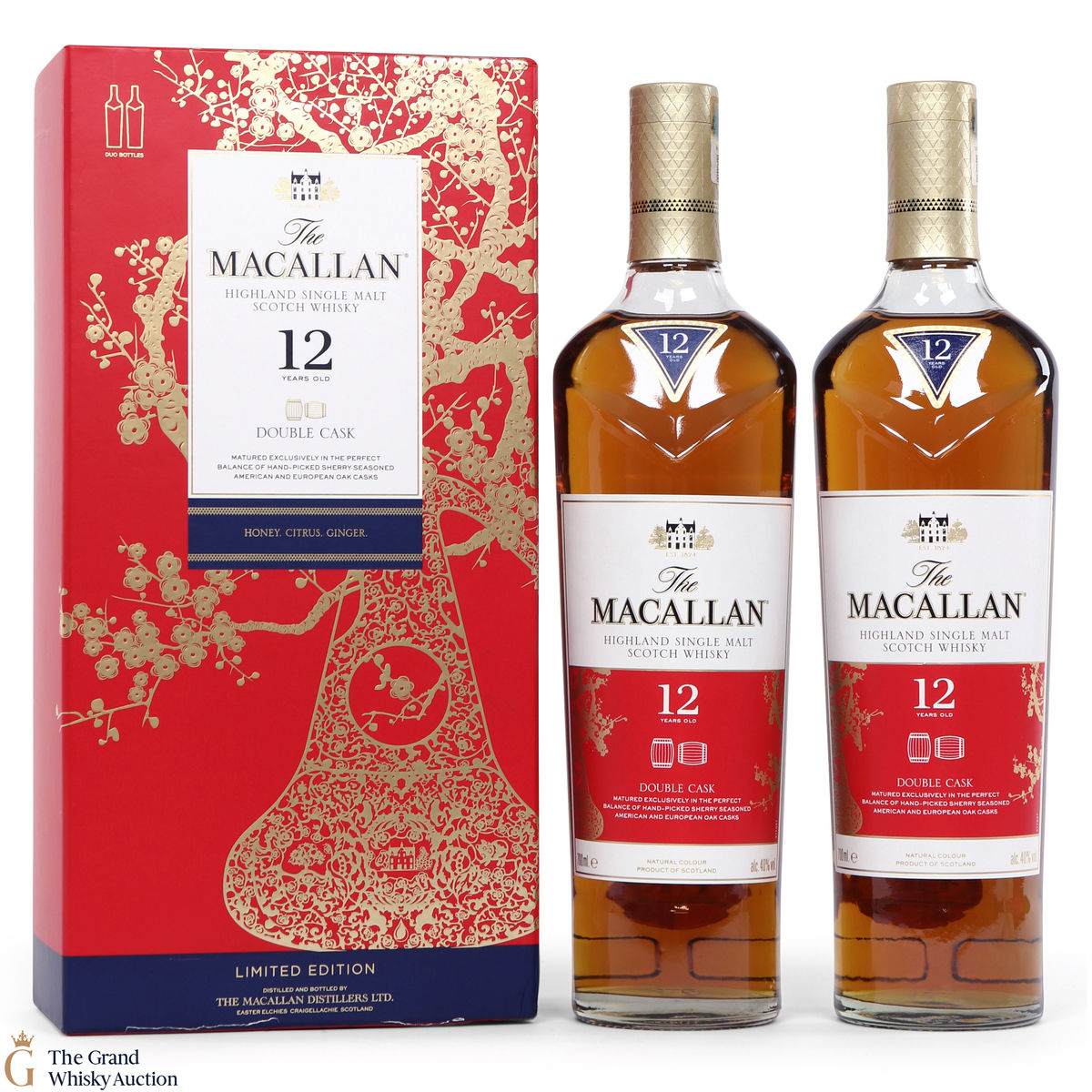 Macallan - 12 Year Old - Fine Oak - Year of the Pig (2 x 70cl)