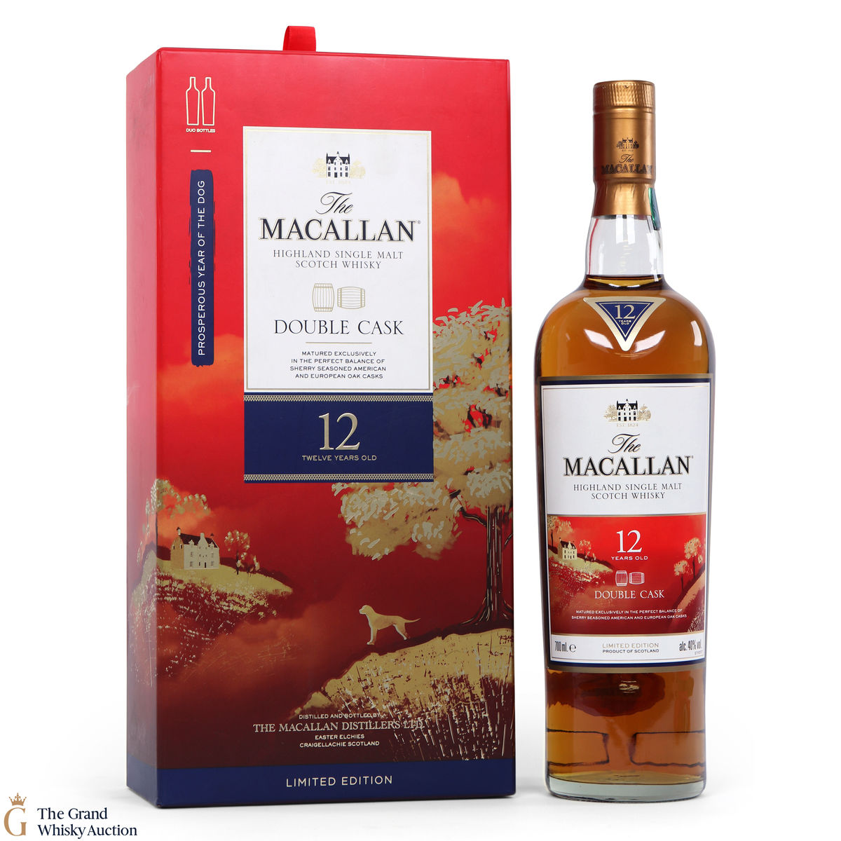 Macallan - 12 Year Old - Fine Oak - Year of the Dog (1 x 70cl)