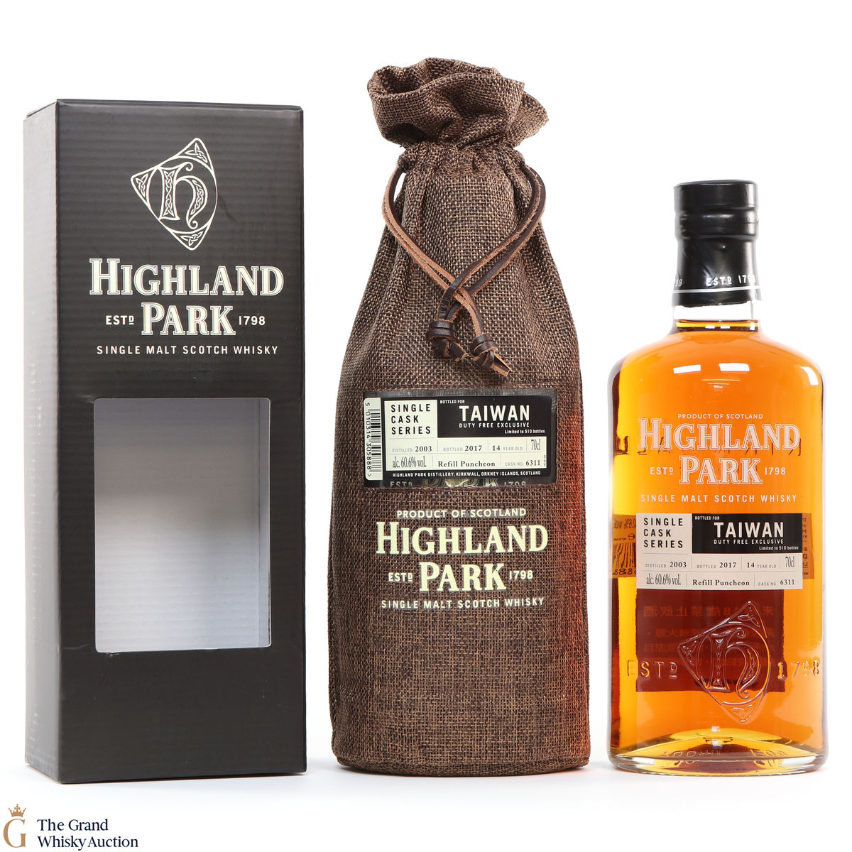 Highland Park - Single Cask Series -Taiwan Duty Free Exclusive #6311