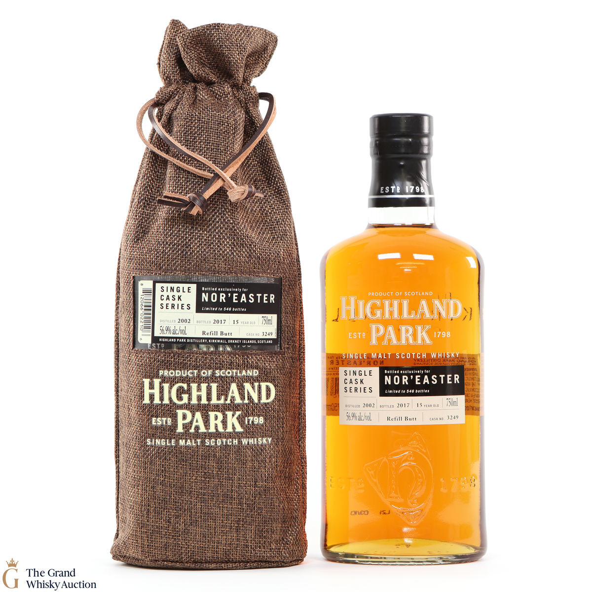 Highland Park - 15 Year Old - Single Cask #3249 - Nor'Easter 75cl