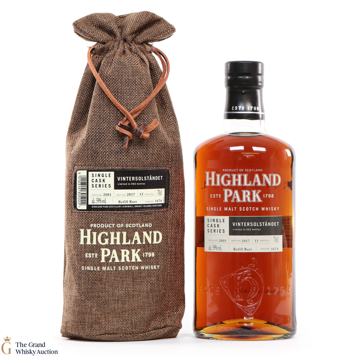 Highland Park - 15 Year Old - Single Cask #1674 - Vintersolstandet