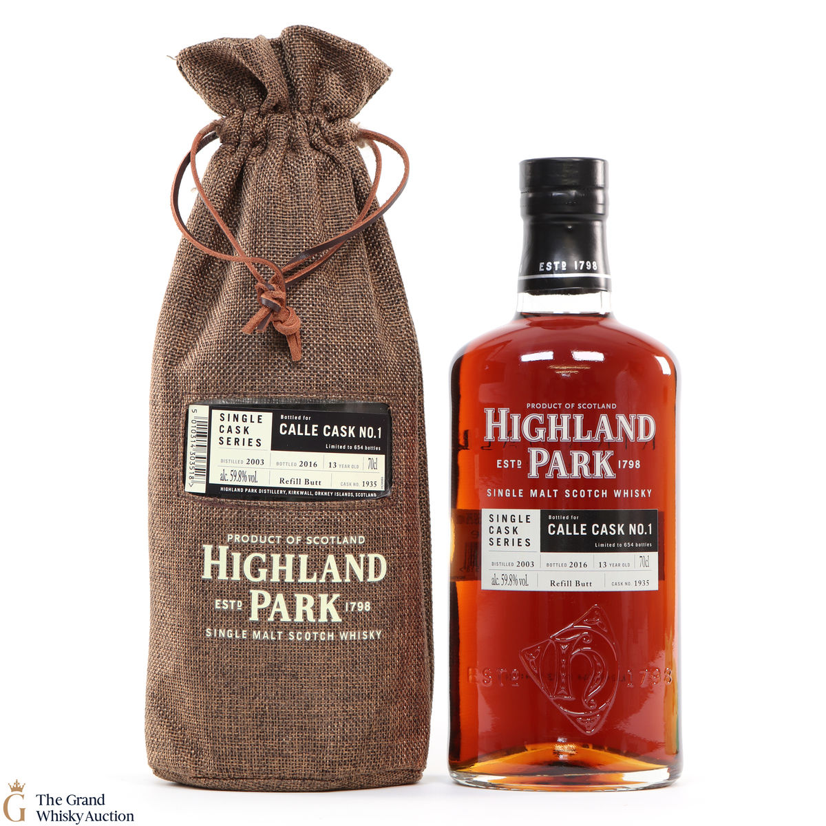 Highland Park - 13 Year Old 2003 Single Cask #1935 Calle Cask No.1