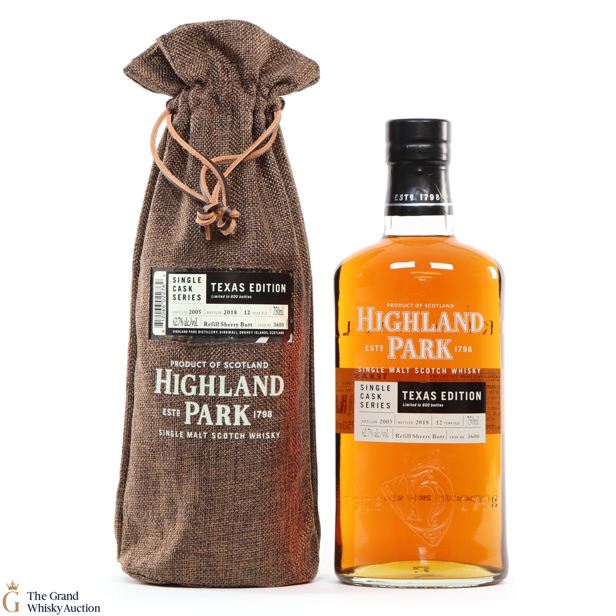 Highland Park - 12 Year Old - Single Cask #3600 - Texas