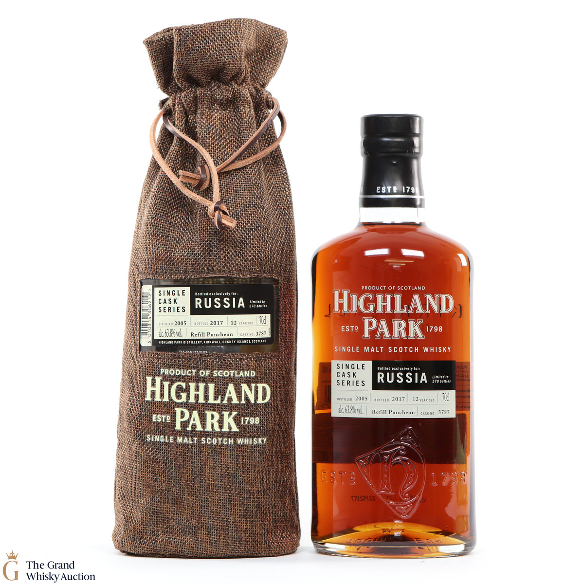 Highland Park - 12 Year Old - Single Cask #3787 - Russia
