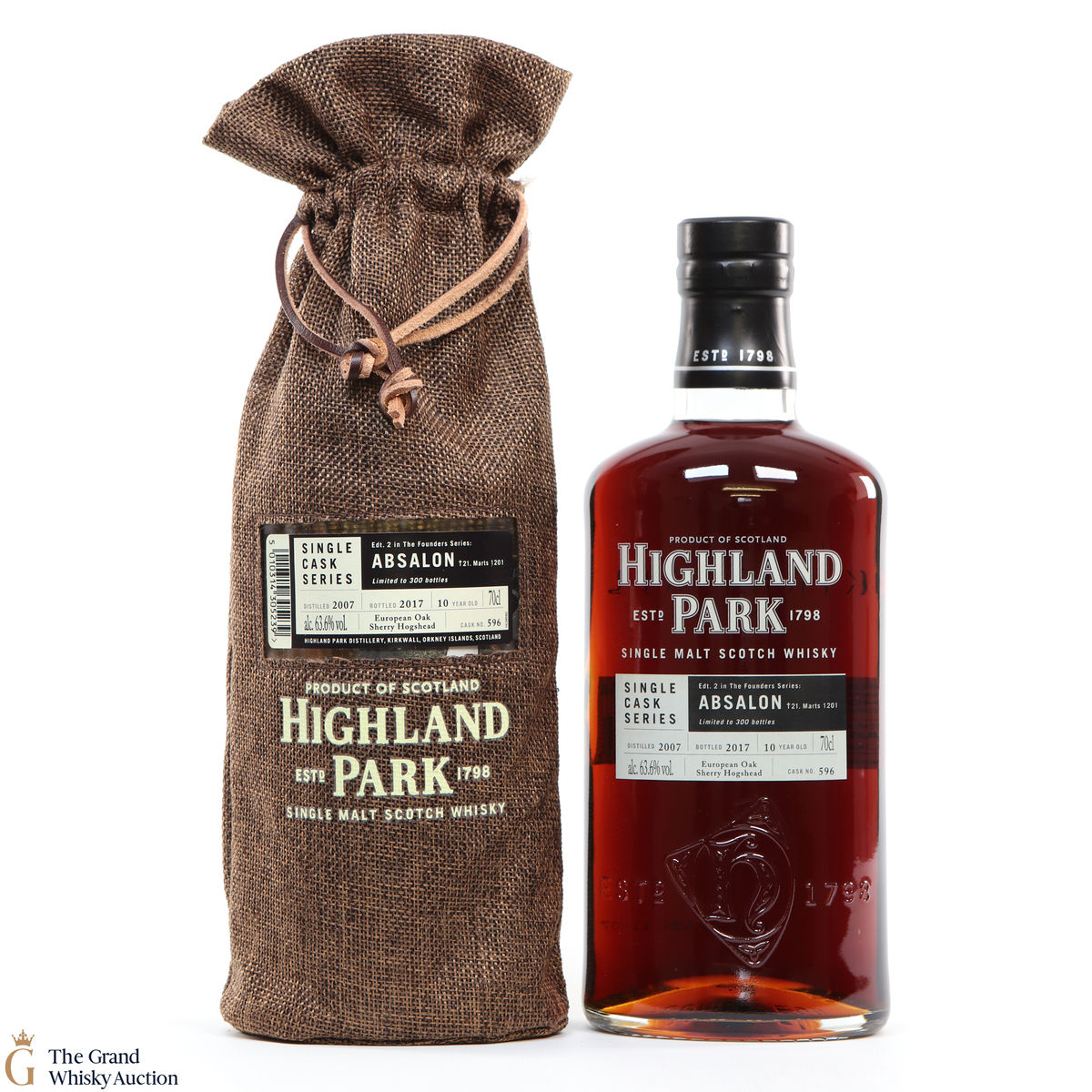 Highland Park - 10 Year Old - Single Cask #596 - Absalon - Founders Series Edition 2