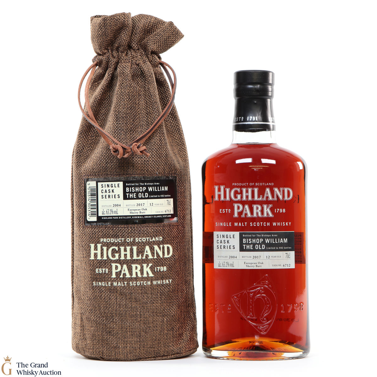 Highland Park - 12 Year Old - Single Cask #6712 - The bishop Arms