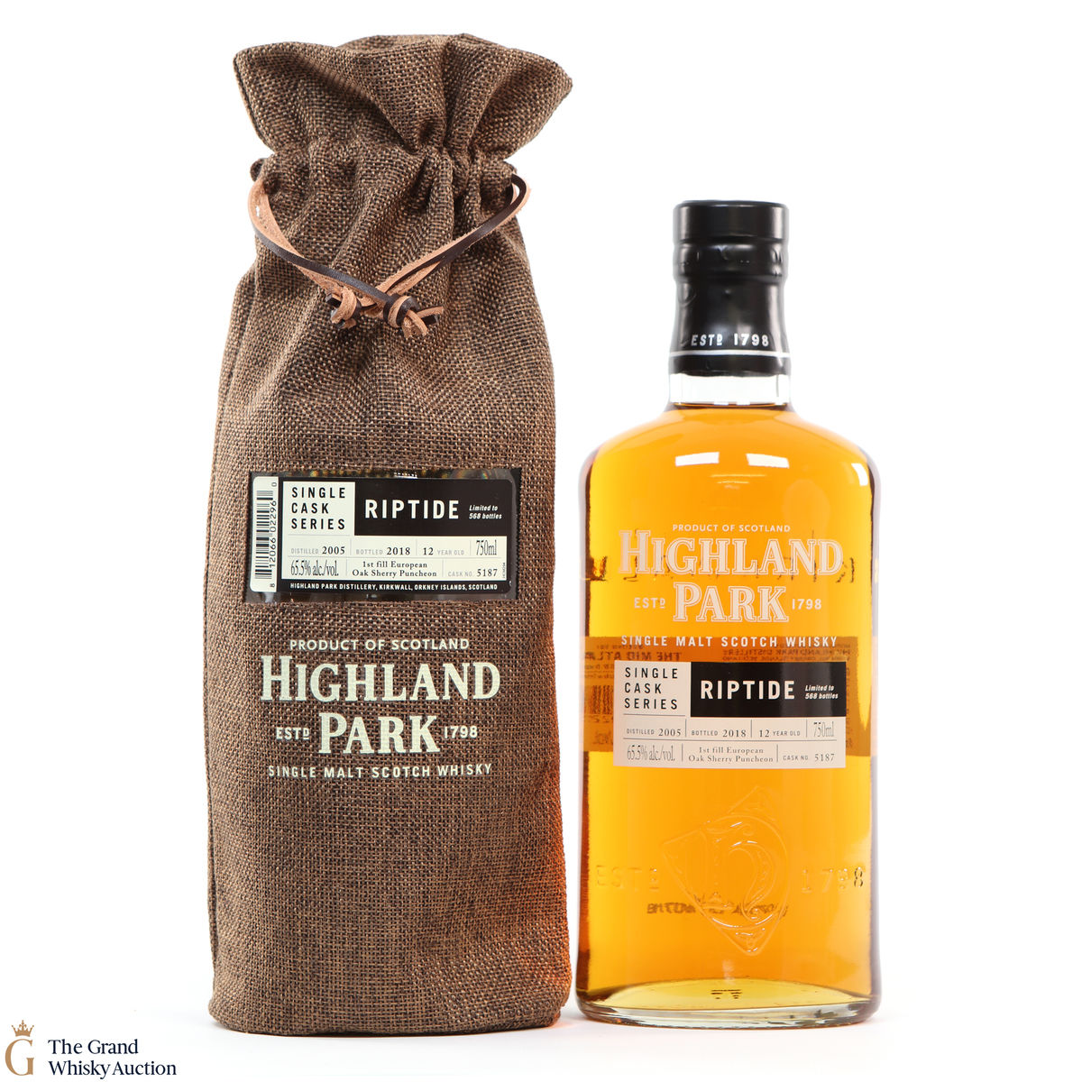 Highland Park - 12 Year Old - Single Cask #5187 - Riptide (75cl)