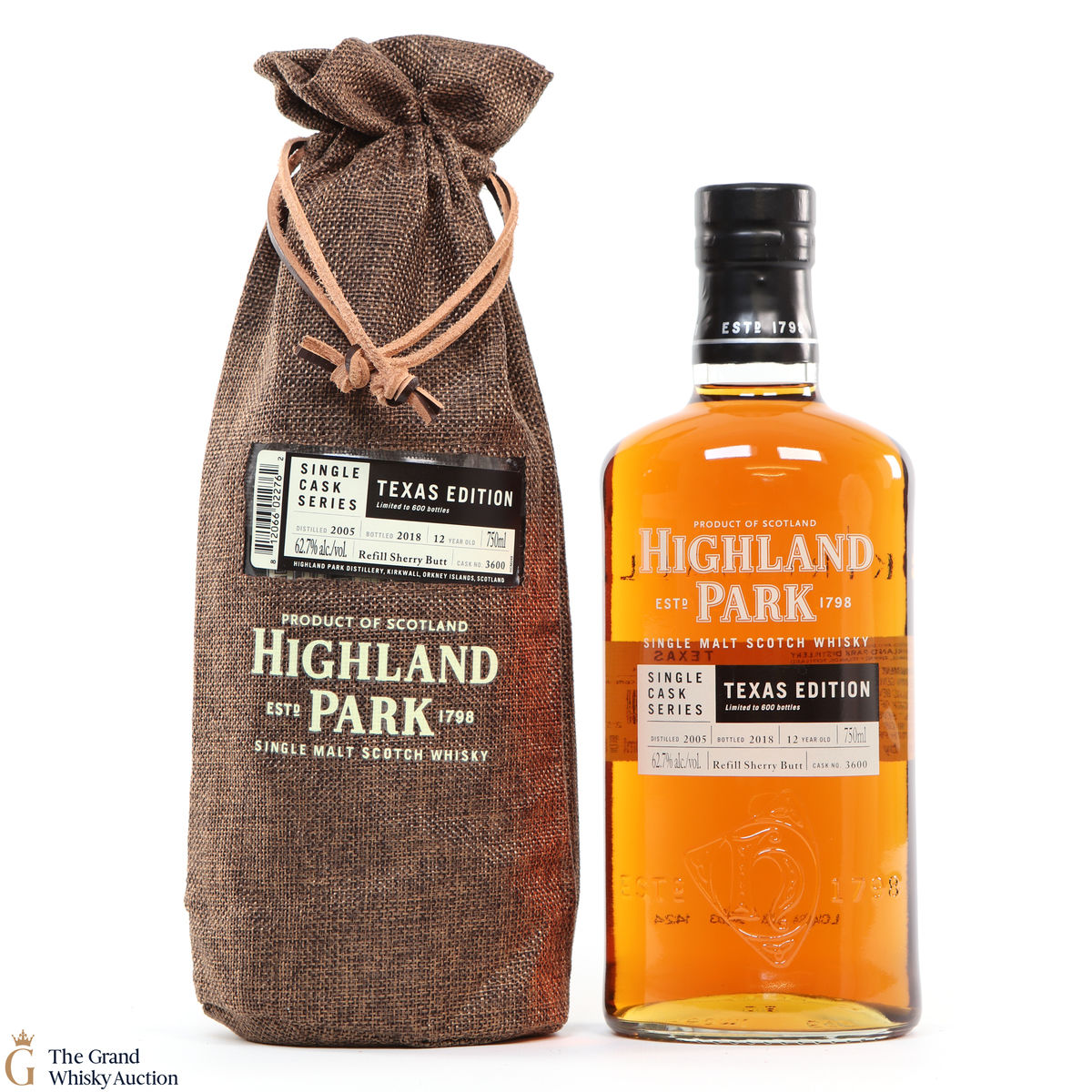 Highland Park - 12 Year Old - Single Cask #3600 - Texas