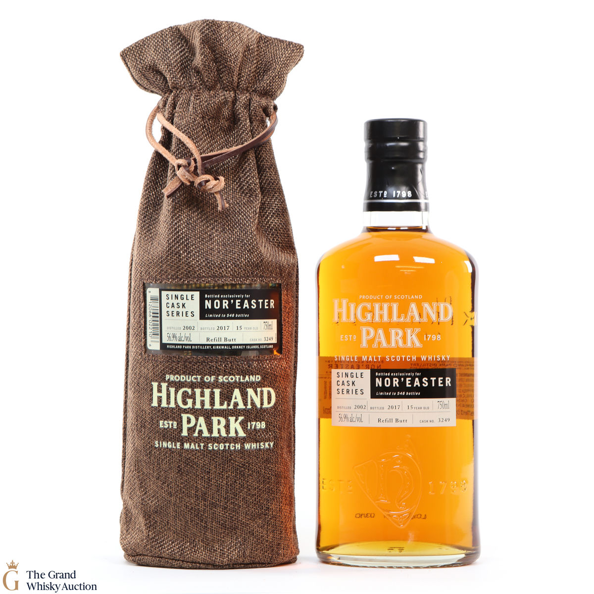 Highland Park - 15 Year Old - Single Cask #3249 - Nor'Easter 75cl