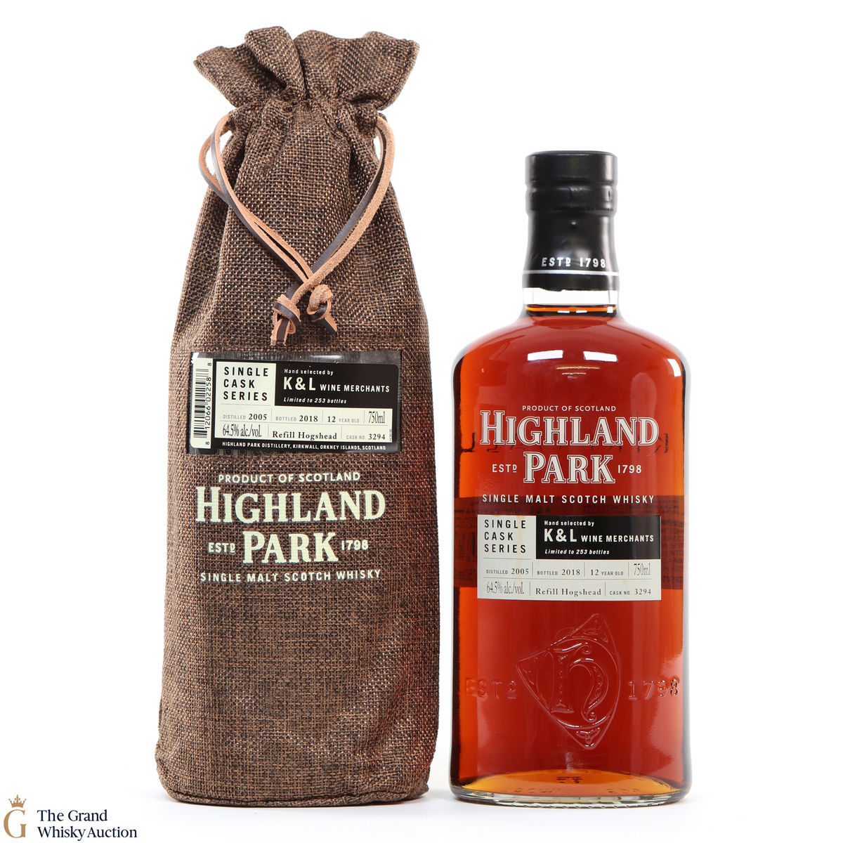 Highland Park - 12 Year Old - Single Cask #3294 - K & L wine Merchants 75cl