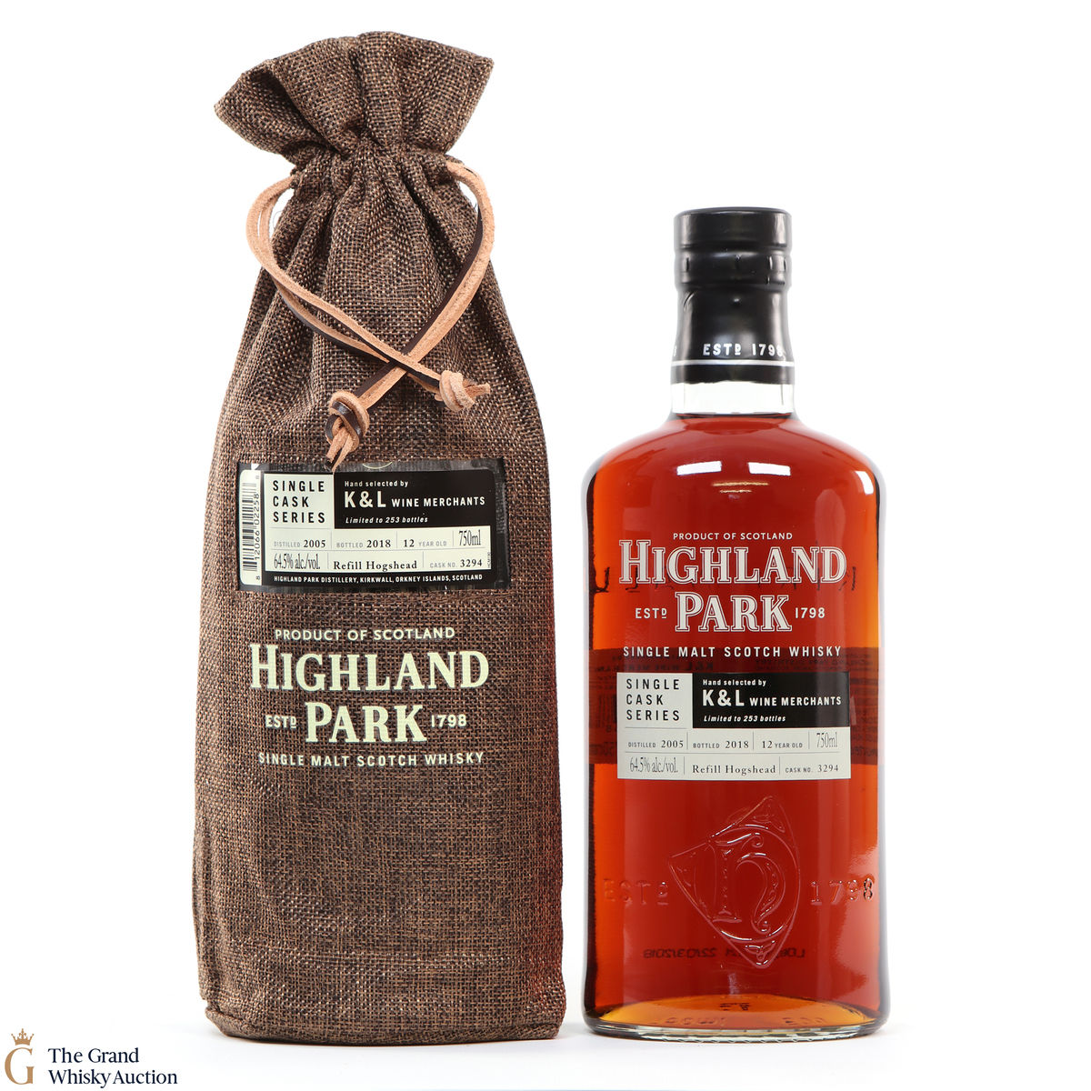 Highland Park - 12 Year Old - Single Cask #3294 - K & L wine Merchants 75cl