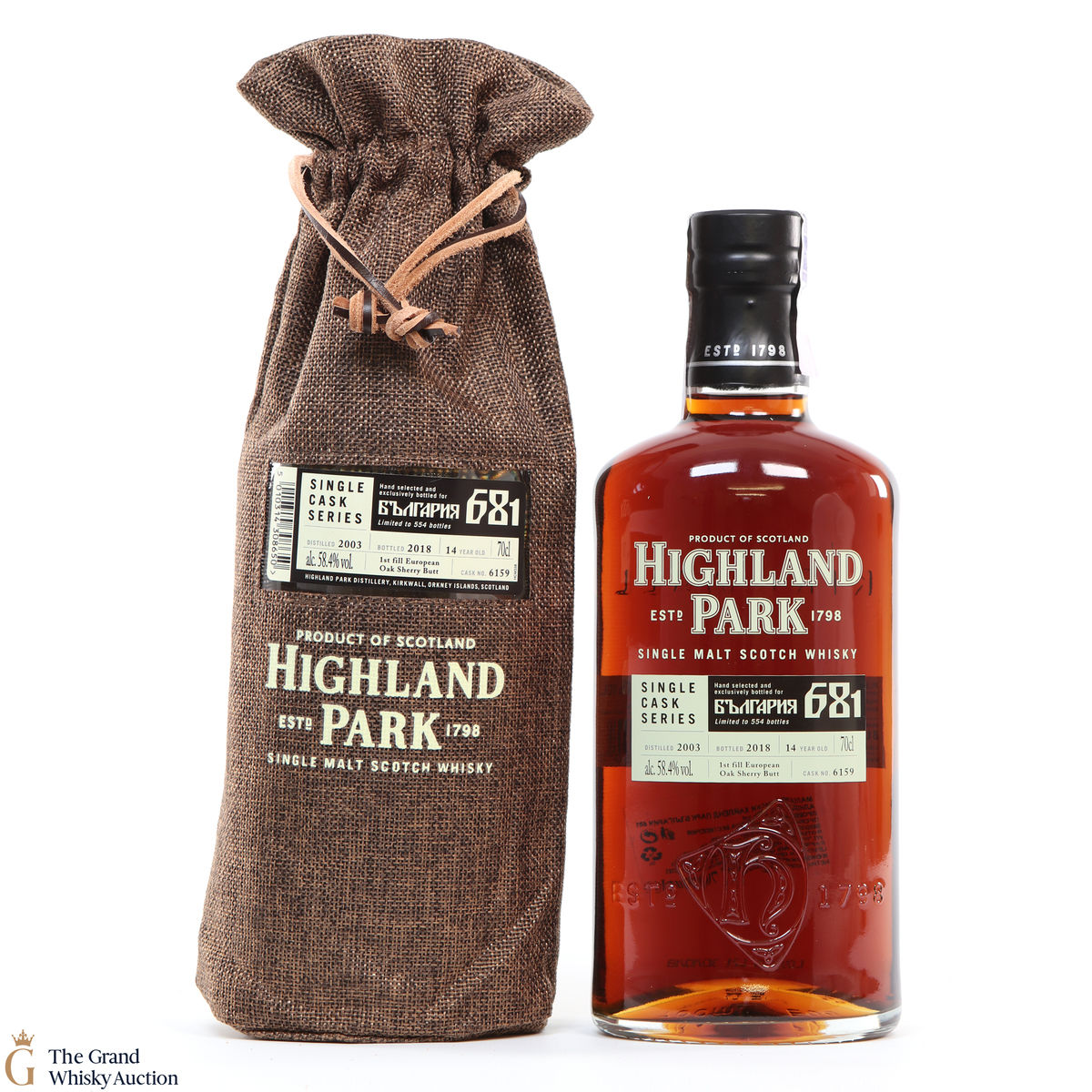 Highland Park - 14 Year Old - Single Cask #6159 - Bulgaria 681
