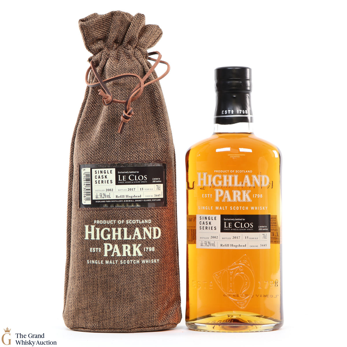 Highland Park - 15 Year Old - Single Cask #3445 - Le Clos