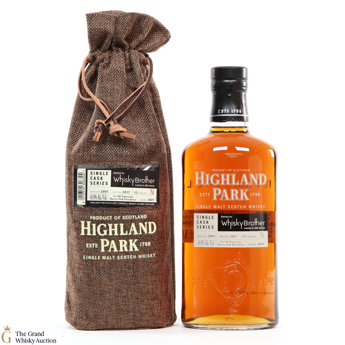 Highland Park - 12 Year Old - Single Cask #4809 - Whisky Brother