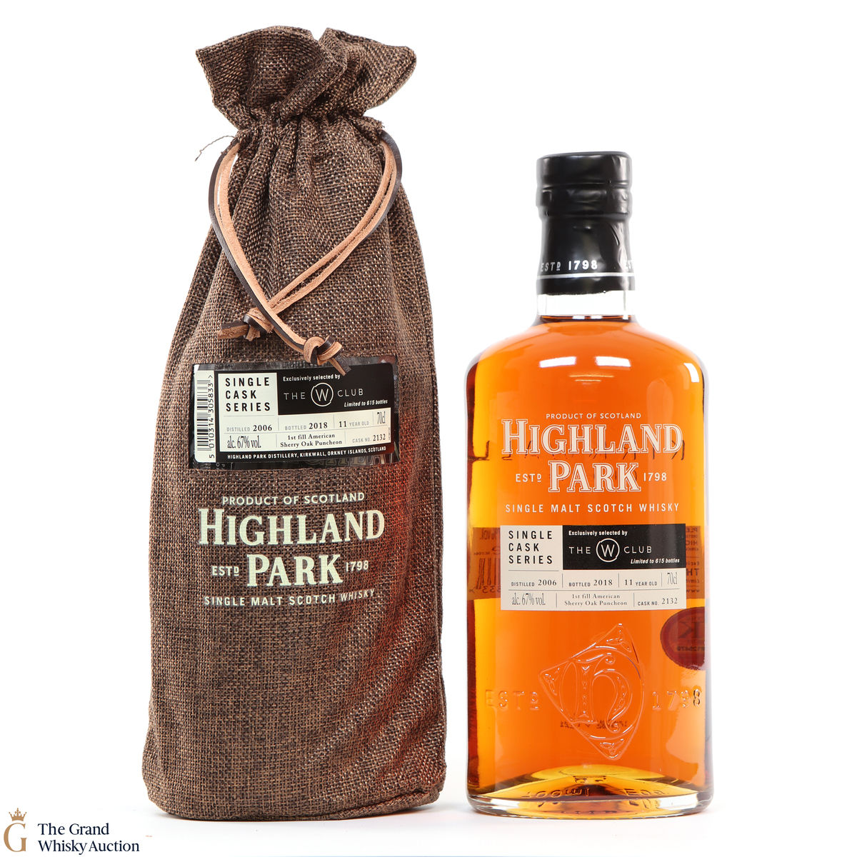 Highland Park - 11 Year Old - Single Cask #2132 - The W Club