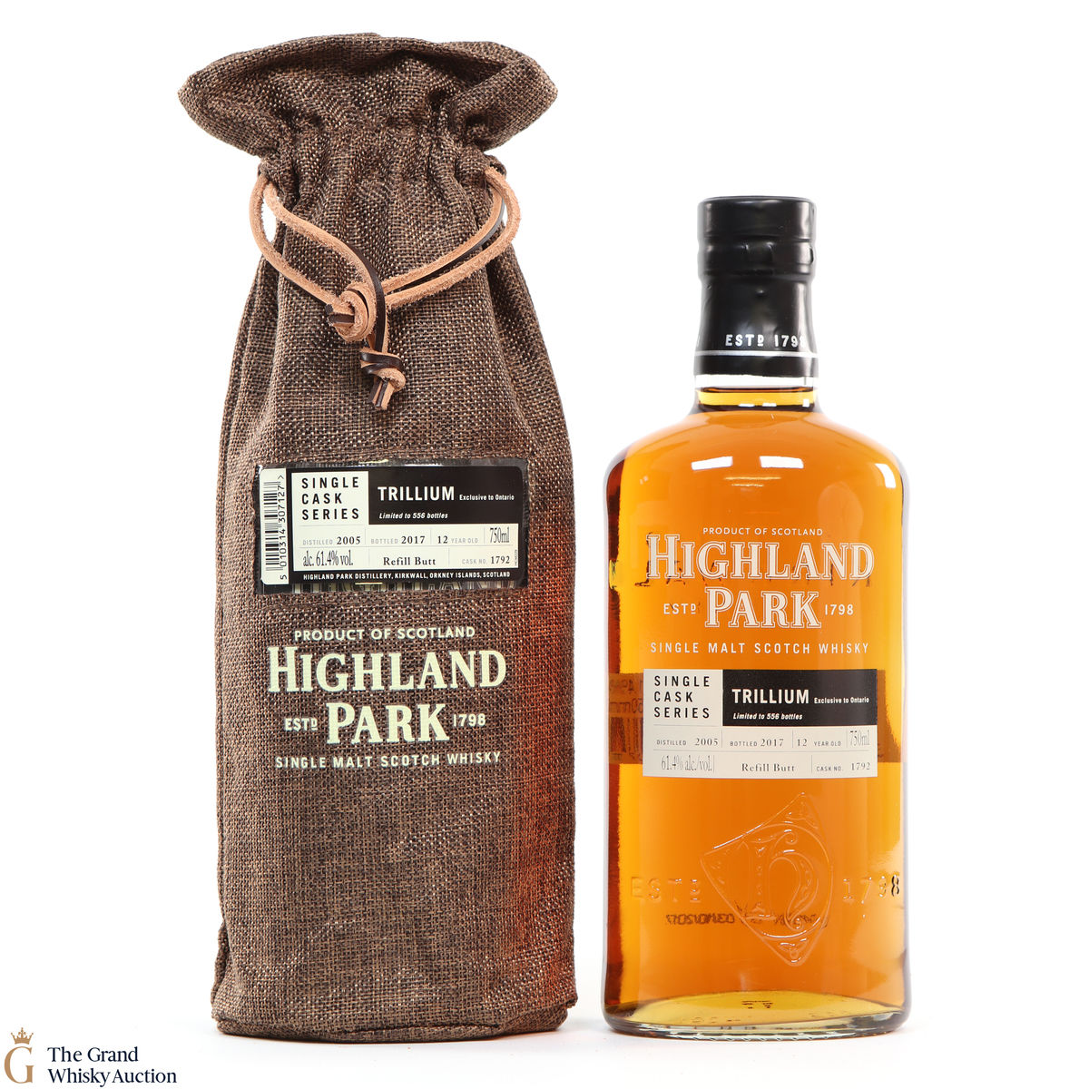 Highland Park - 12 Year Old - Single Cask #1792 - Trillium 75cl