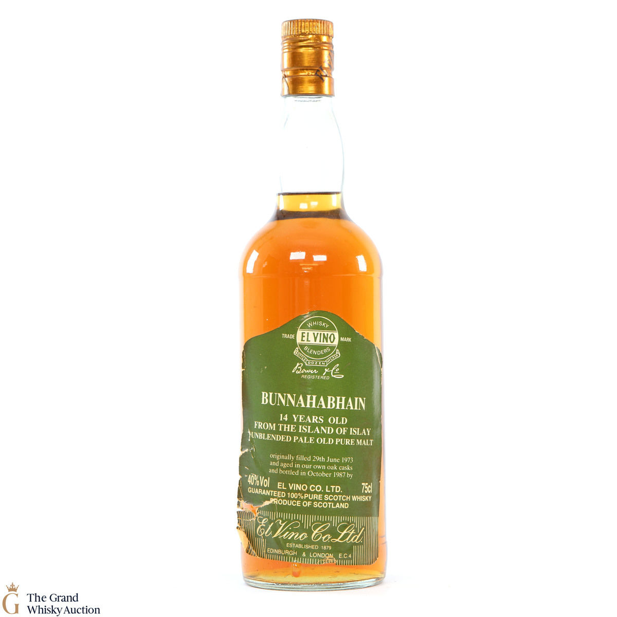 Bunnahabhain - 14 Year Old - 1973 El Vino