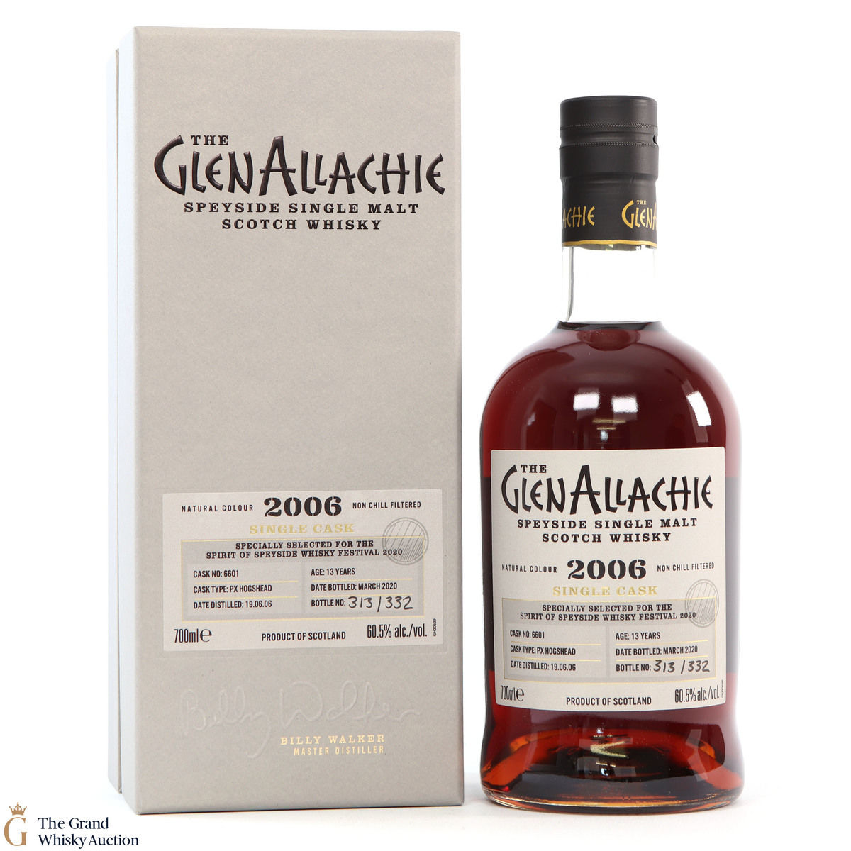 Glenallachie - 13 Year Old 2006 Single Cask #6601 - Spirit of Speyside 2020