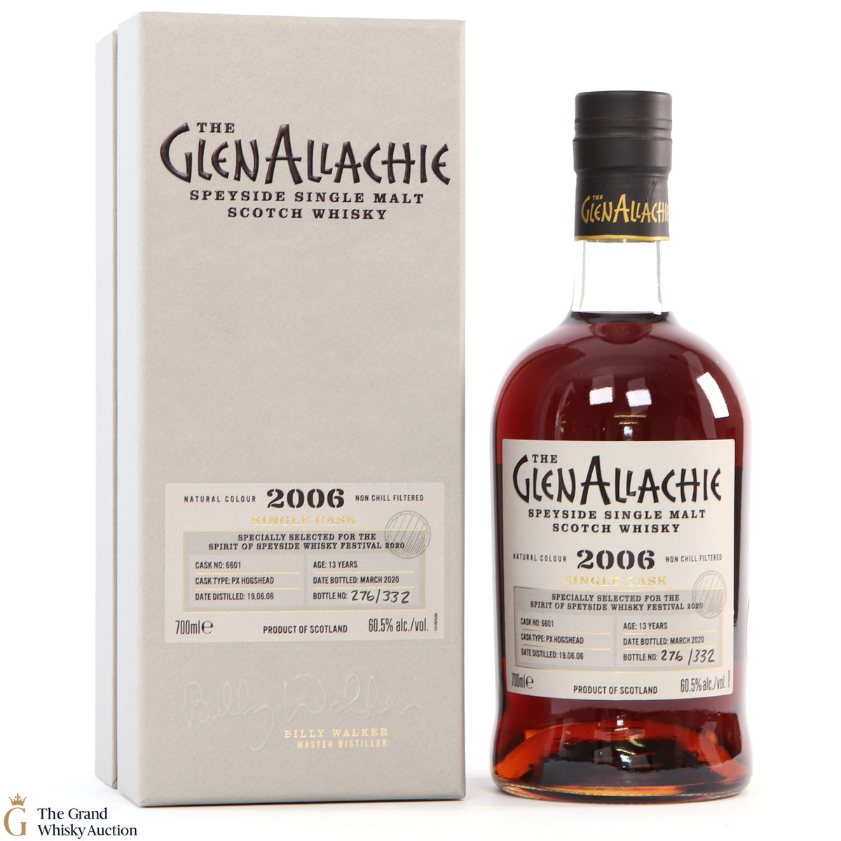 Glenallachie - 13 Year Old 2006 Single Cask #6601 - Spirit of Speyside 2020
