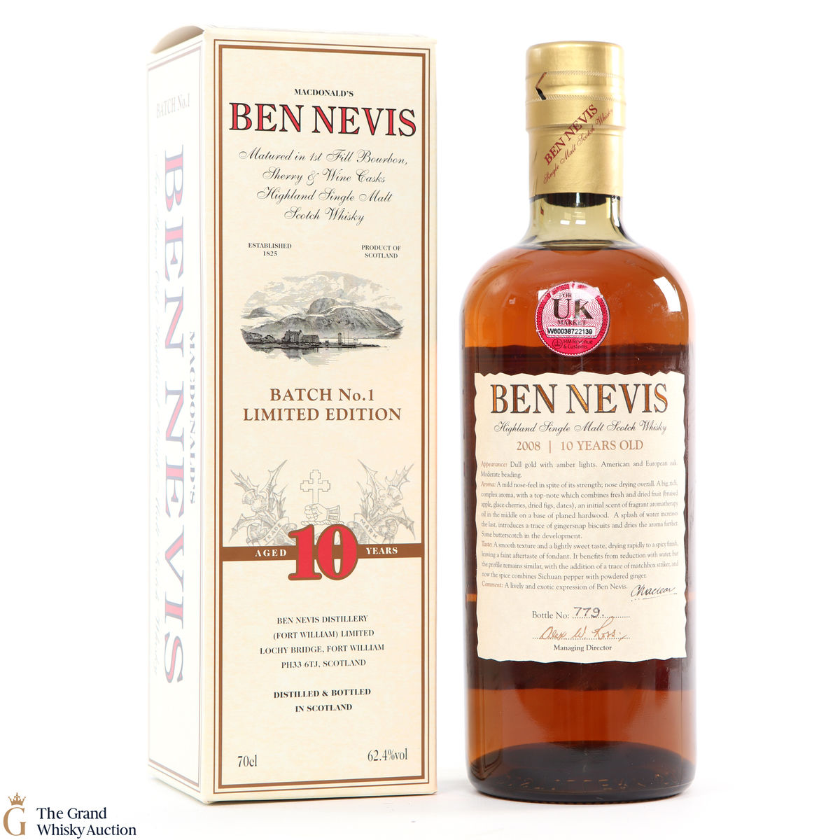 Ben Nevis - 10 Year Old 2008 Cask Strength Batch #1