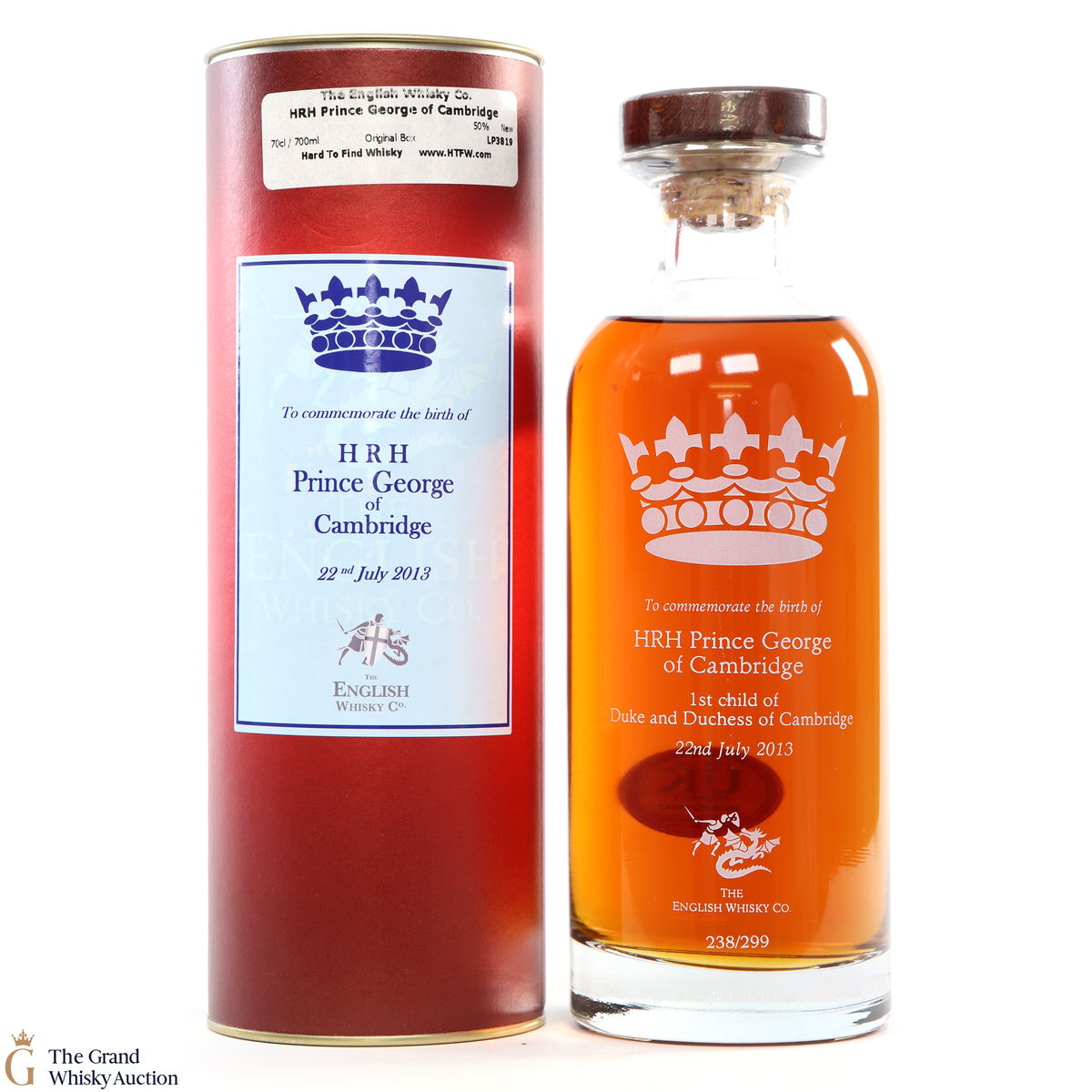 English Whisky Co - Birth of Prince George Decanter 2013