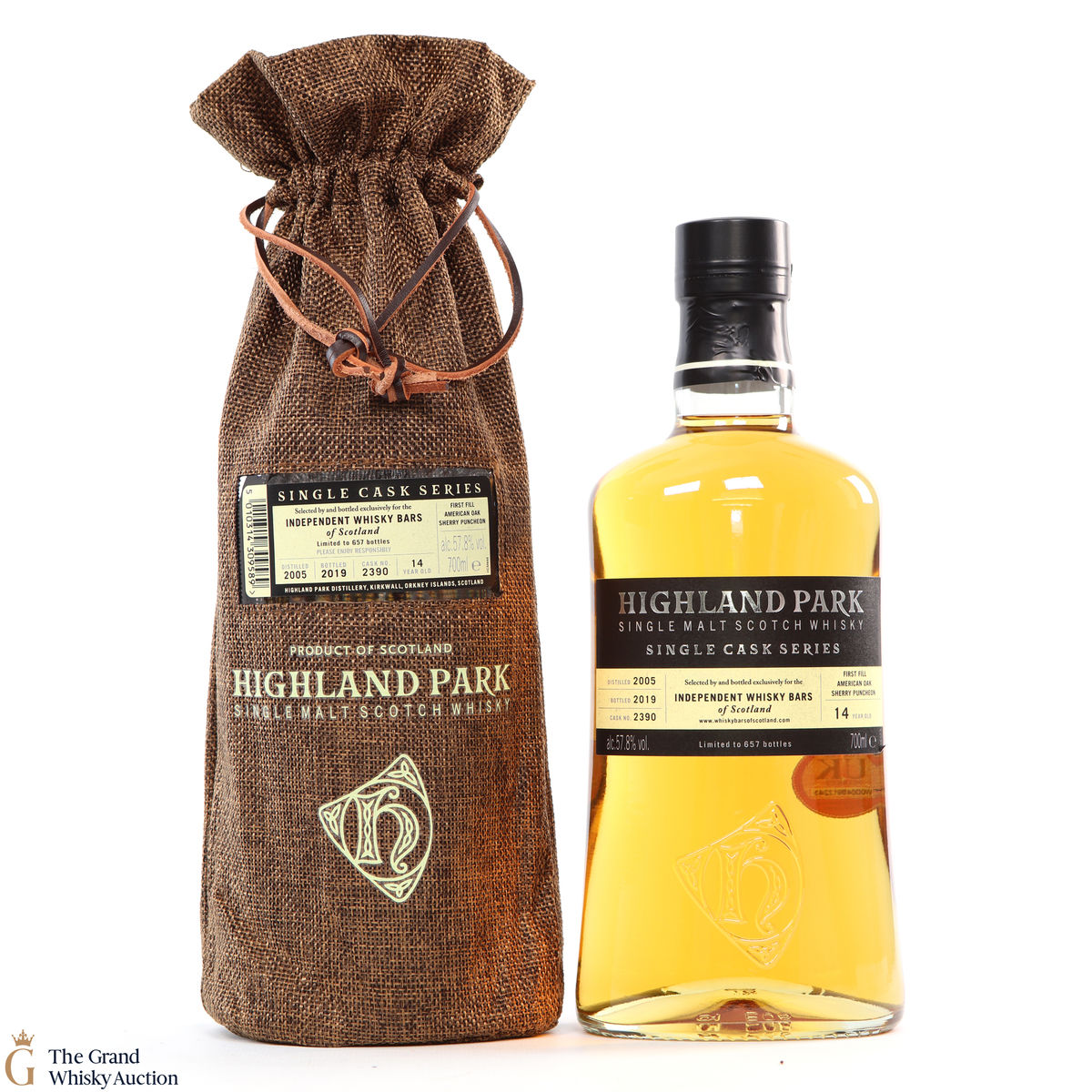 Highland Park - 14 Year Old - 2005 Single Cask Independent Whisky Bars of Scotland Cask #2390