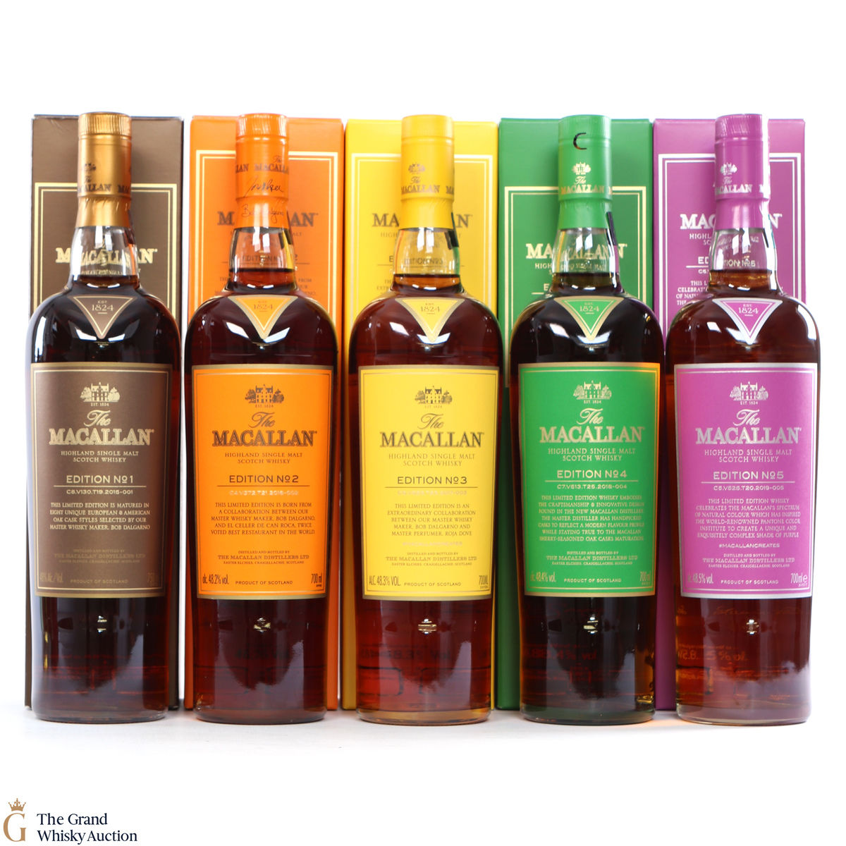 Macallan - Edition 1,2,3,4,5