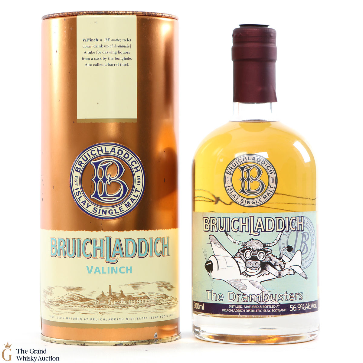 Bruichladdich - 1990 Valinch 'Drambusters' (SIGNED)