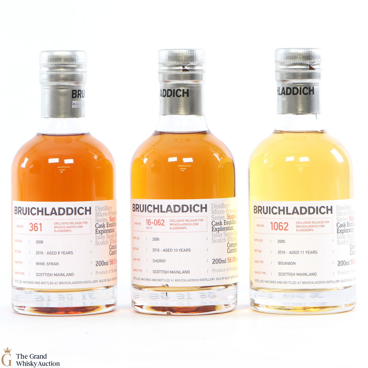 Bruichladdich -  #Laddie MP4 Tasting Set - 3x 20cl 